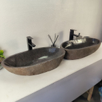 Раковина из речного камня ПАРА! RS-65333 67*33*15 0866