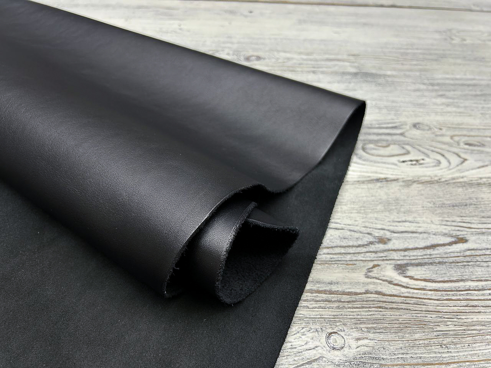 Наппа цв. Черный / Nappa Soft Nero, толщ. 1,4-1,6 мм, натуральная кожа