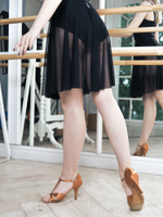 Юбка солнце на поясе из сетки