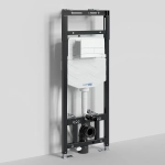 Инсталляция для унитаза WasserKraft Alme 15TLT.010.ME.WM04 с белой матовой кнопкой