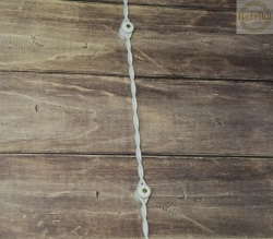 Ретро провод, витой кабель Retrika 2x1.5 ГОСТ, белый, 20 м RP-21501-20, проводка