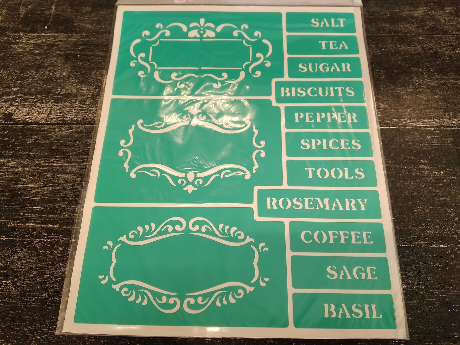 трафарет на клеевой основе арт.730 25*20