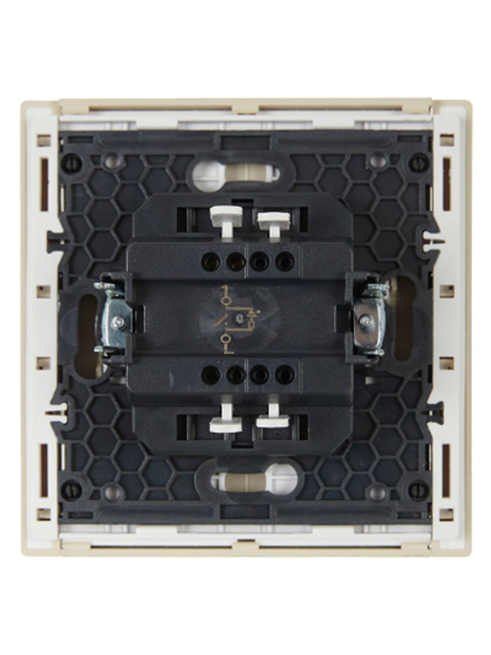 FORTE&PIANO Выключатель 1-клавишный с индикацией 10А FP402 ваниль IEK