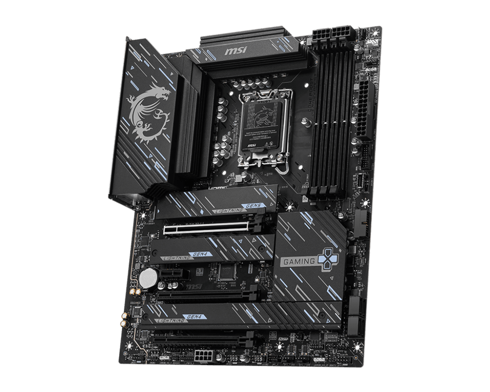 Материнская плата MSI Z890 GAMING PLUS WIFI LGA1851 4xDDR5 6xSATA3 RAID 4M.2 HDMI DP ATX