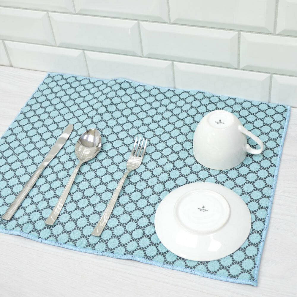 Коврик для сушки посуды 38*50см, полиэстер, микс NNKS2