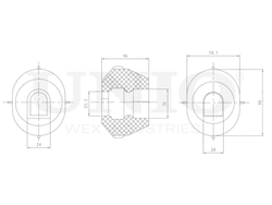 Отбойник двигателя UNIO RMP-16001