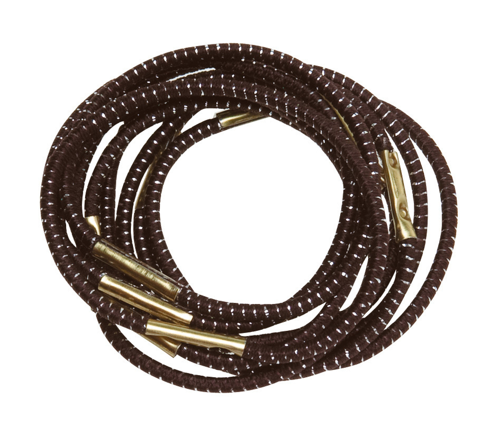 Резинки для волос коричневые, midi, DEWAL, 10 шт.