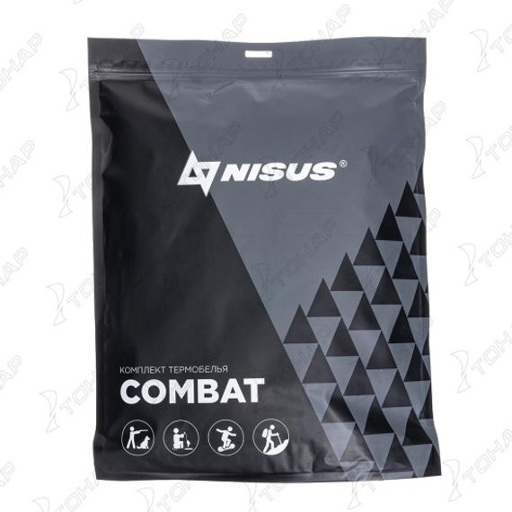 Комплект термобелья мужской Combat цв.черный р.3XL (62-64) (N-6404-3XL) NISUS