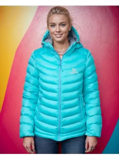 Куртка женская стеганая спортивная, пуховик зимний