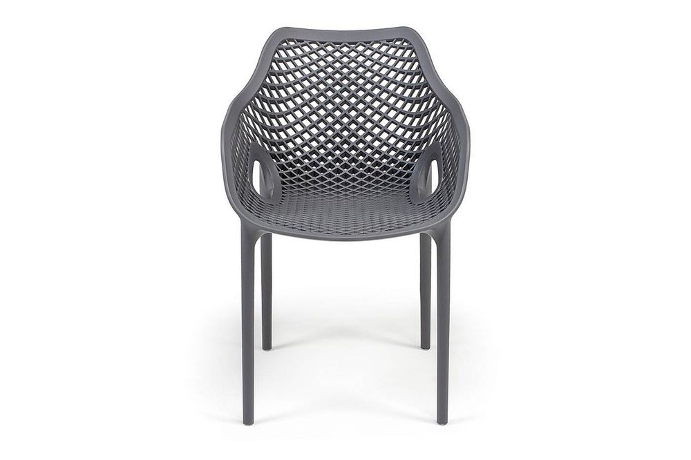 "Беллини" стул пластиковый, цвет темно-серый