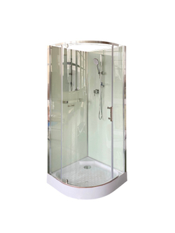 Душевая кабина Ceruttispa (ЧеруттиСпа) KORRA90T, с низким поддоном, 90x90x205