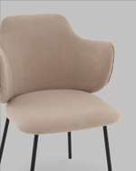 Стул Джиннет NEW велюр бежевый