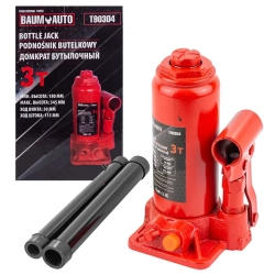 Домкрат бутылочный 3т Baum Auto BM-T90304