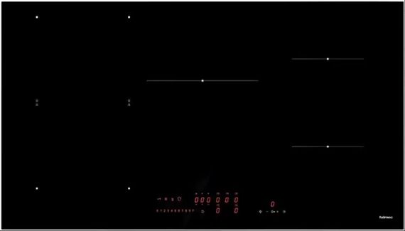 Индукционная стеклокерамич. панель Falmec PIANO INDUZIONE 90x51