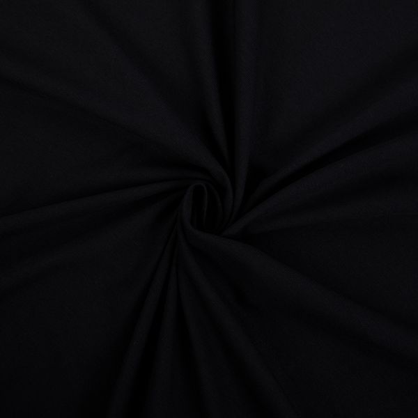 Кулирка 150±5 г/м², 40/1 Comp.Penye FULL LYC, 170 см / 10 метров, 124 черный/black, Gamma GCM