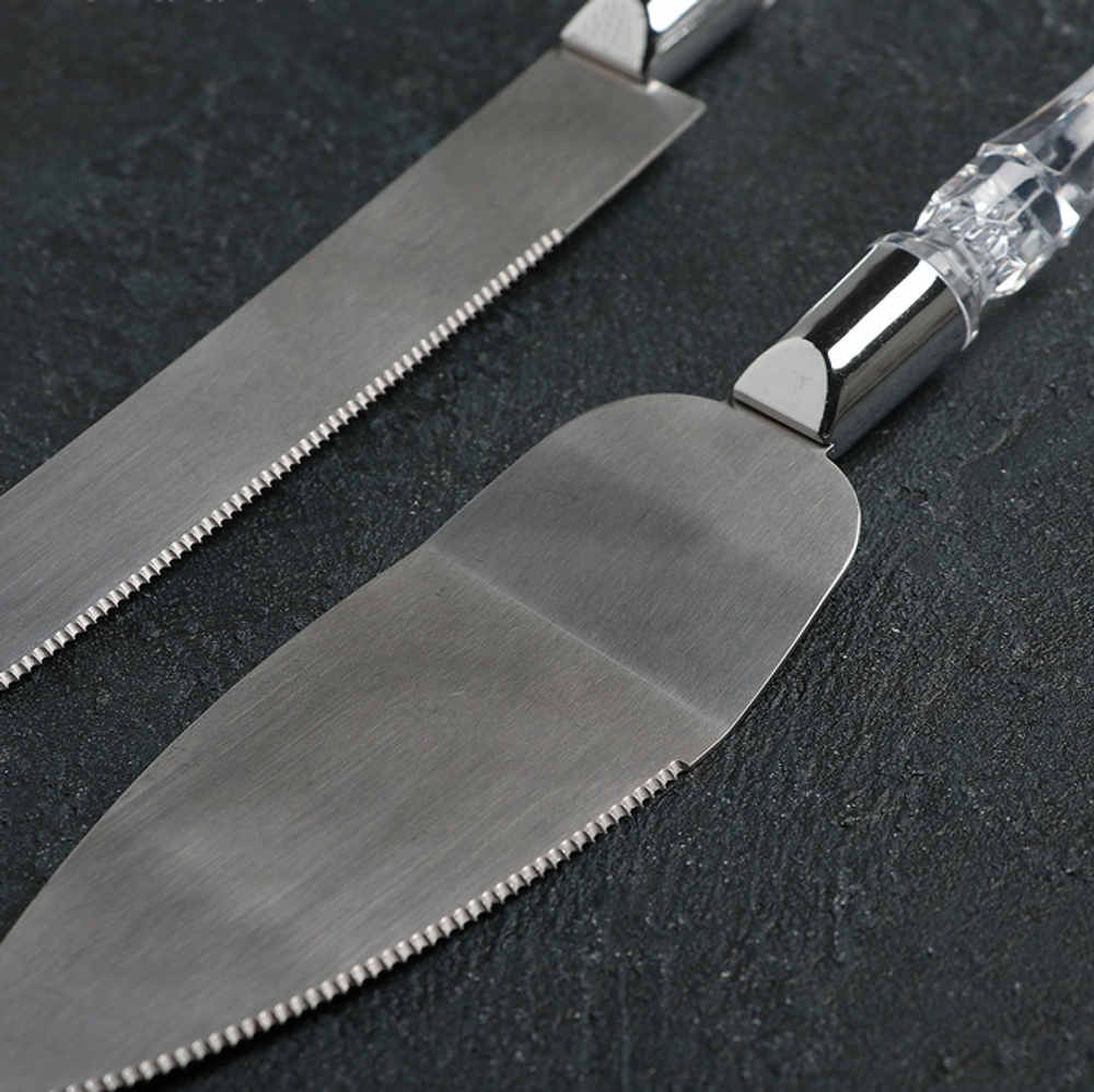 Набор кондитерский «Стиль», 2 предмета: лопатка 25 см, нож 31 см