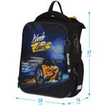 Ранец Berlingo Expert Black ghost 37х28х16см, 2 отд., с анатомической спинкой