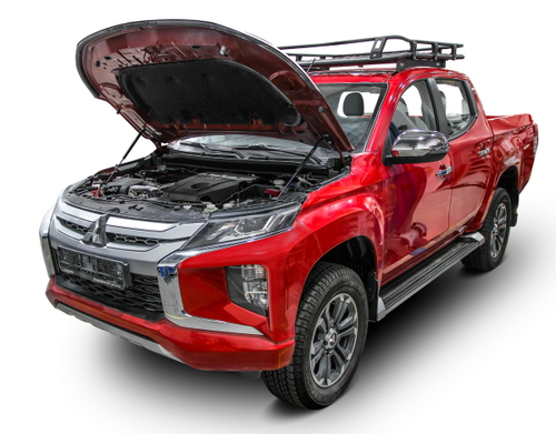 Газовые упоры капота Rival для Mitsubishi L200 V рестайлинг 2018-н.в., 2 шт., A.ST.4012.1