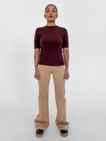 Джинсы Lefon 030650 однотонные трубы со стрейчем