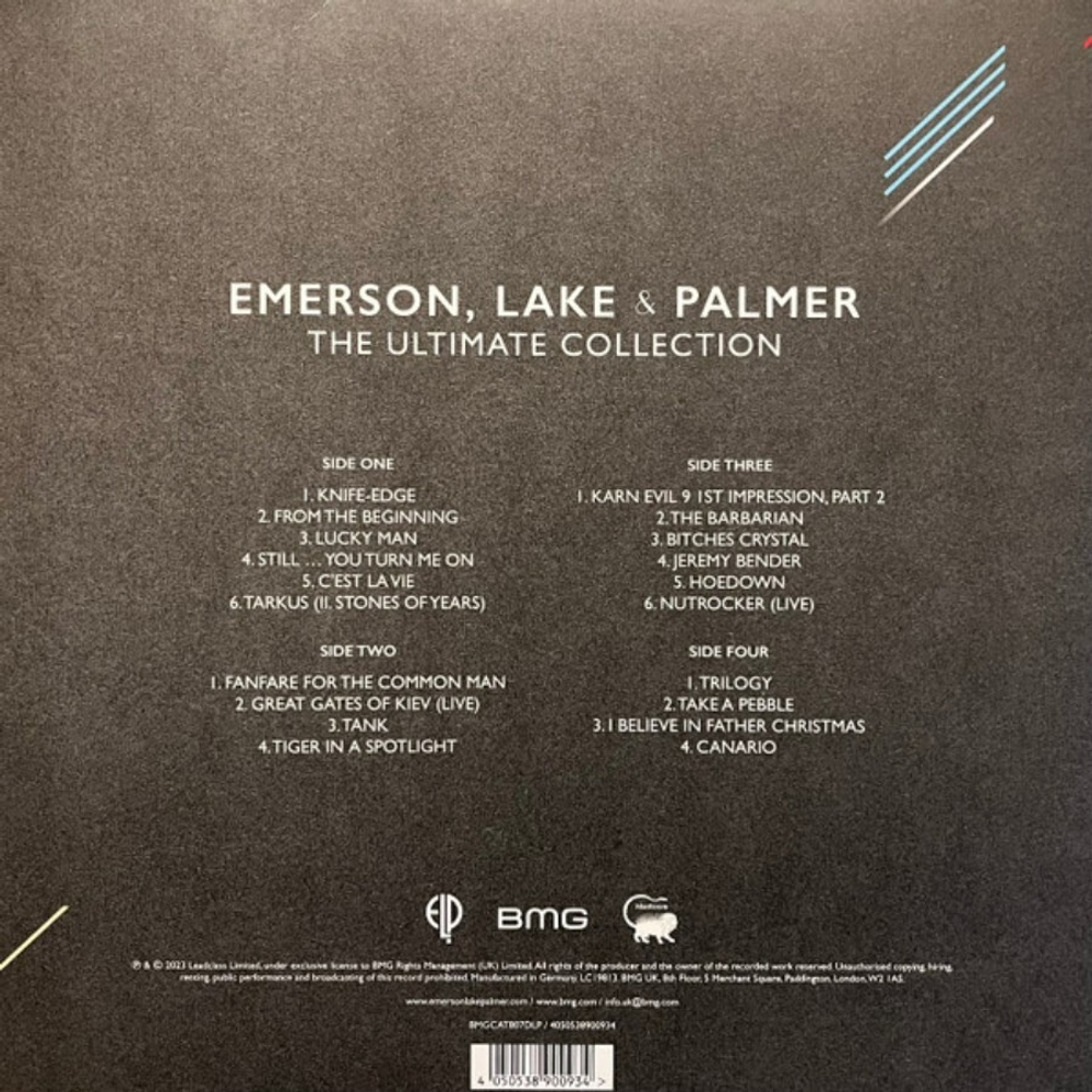 Emerson, Lake & Palmer / The Ultimate Collection (Clear Vinyl)(2LP)