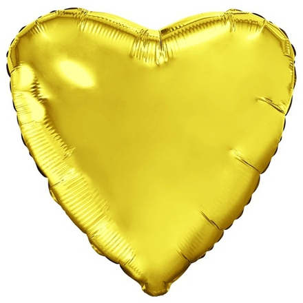 Шар Agura сердце 30" золото #755853