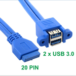 Переходник USB 3.0 20 PIN, Переходник для материнской платы USB 3.0