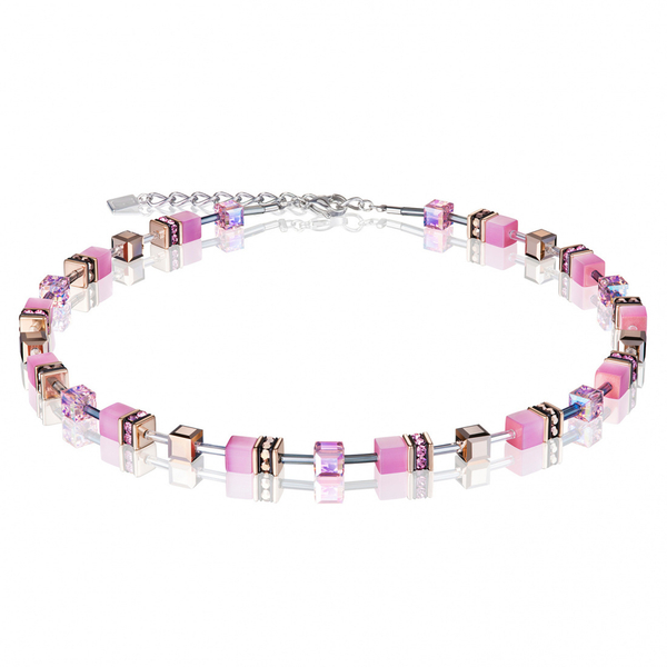 Колье Coeur de Lion 4016/10-1920 цвет розовый