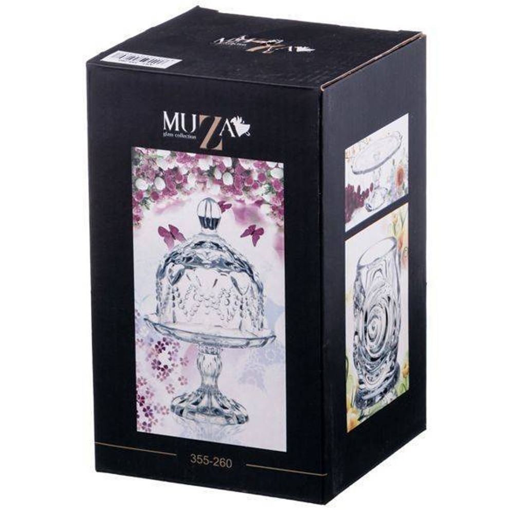 ЛИМОННИЦА НА НОЖКЕ 11*11*17 СМ. КОЛЛЕКЦИЯ "MUZA" (КОР=12ШТ.)