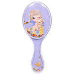 Расческа массажная детская «ФРАТТИ БУМ», малышка Элис, форма овал, 14*5,5см (блистер Ультрамарин)