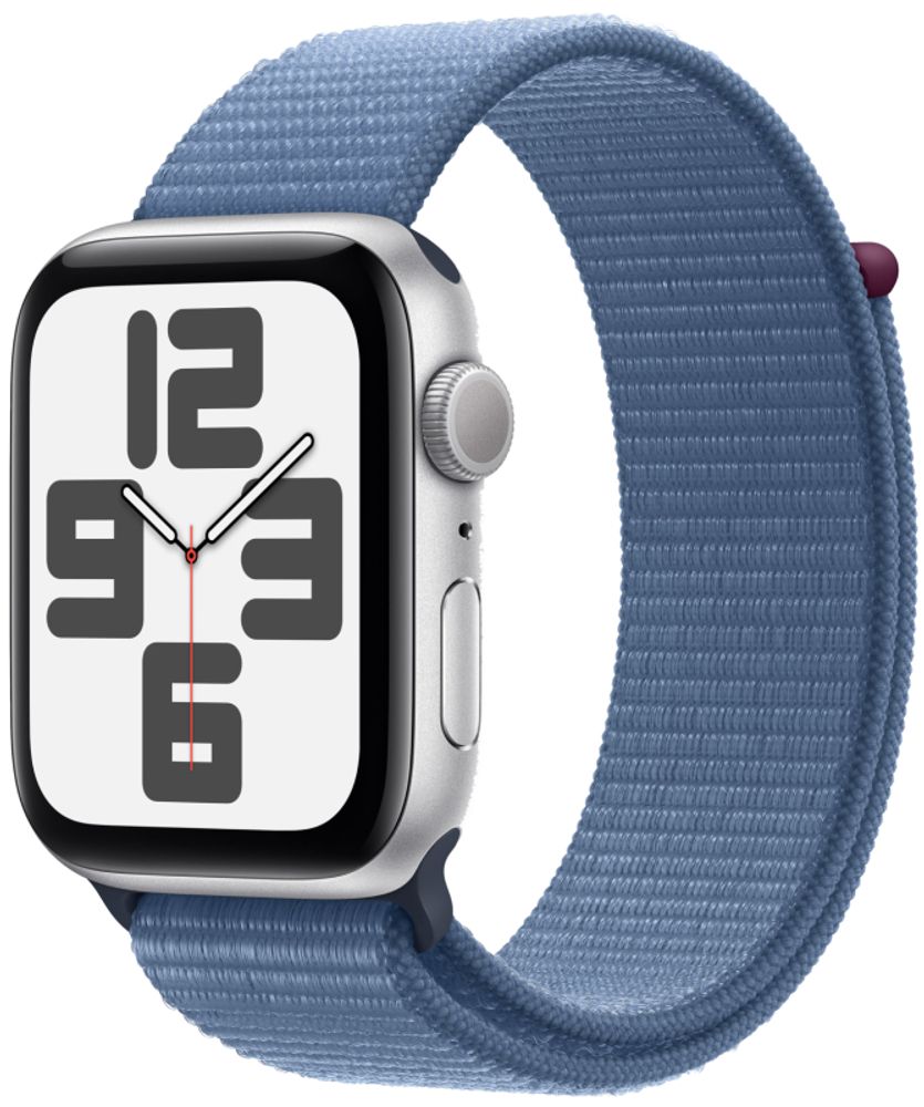 Умные часы Apple Watch SE2 (2023) 40 мм Silver Aluminum Case with Winter Blue Sport Loop (MRE33)