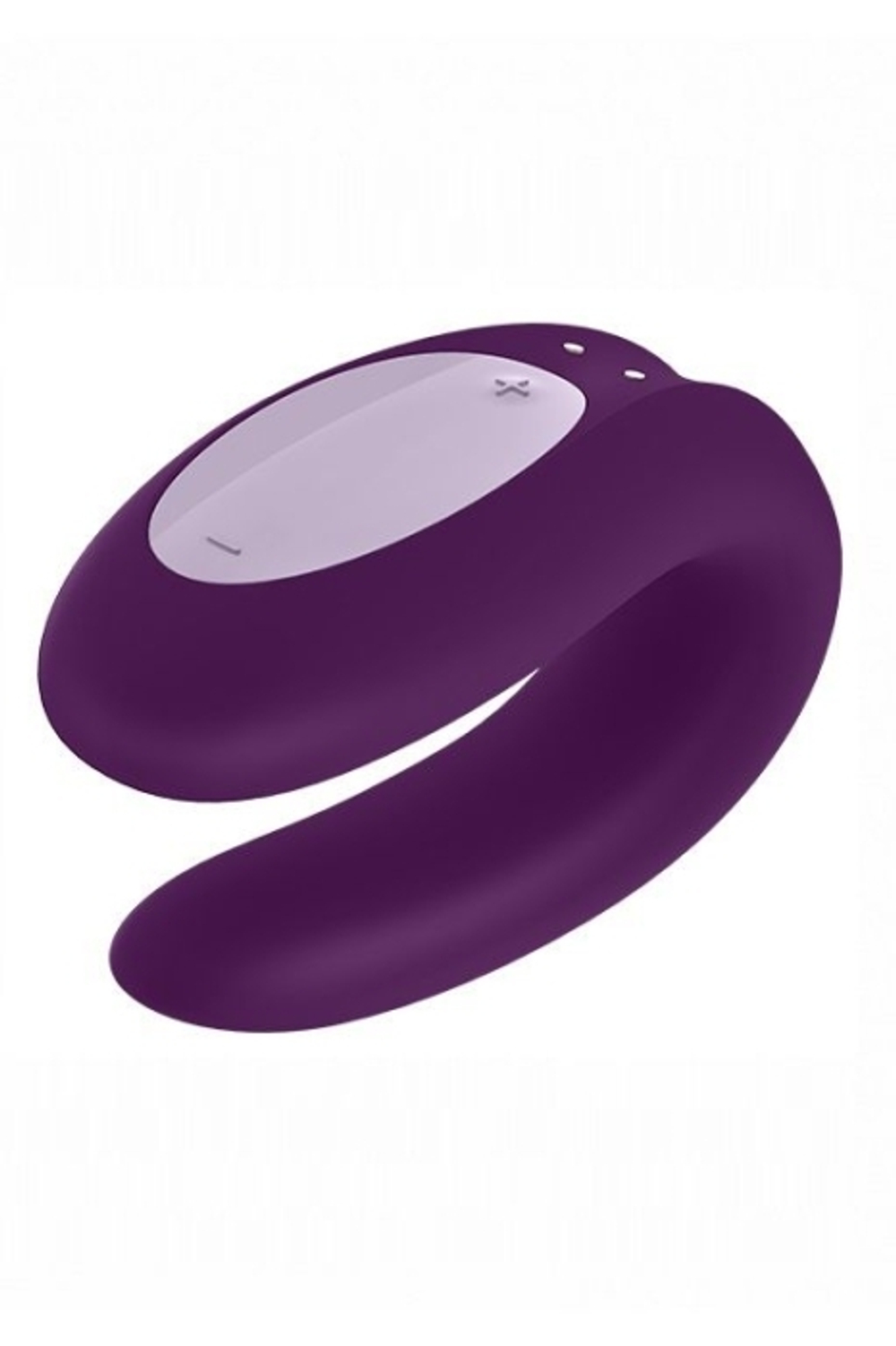 Парный вибратор Satisfyer Double Joy с возможностью управления через приложение, фиолетовый