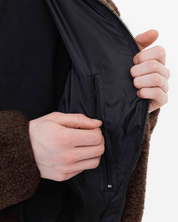 Куртка Comfy Sherpa SS23 коричневая - фото 10