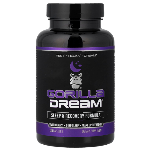 Gorilla Mind, Dream®, средство для сна и восстановления, 120 капсул