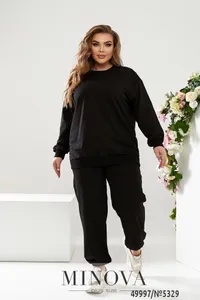 Костюм 5329-черный Minova