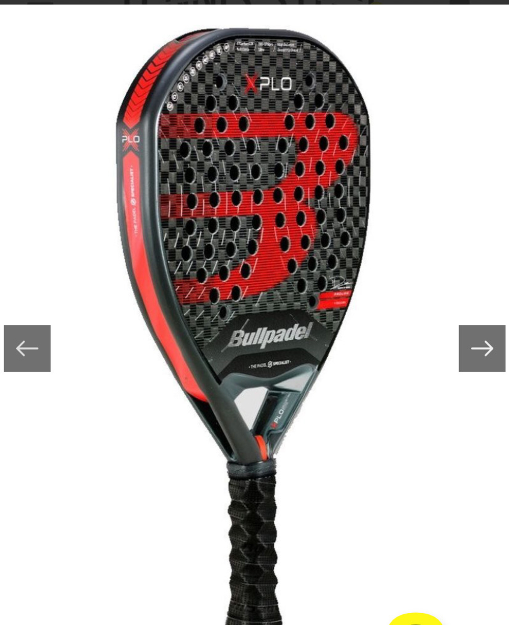 BULLPADEL, PALA XPLO 25, 365 - 375g, Padel Racket