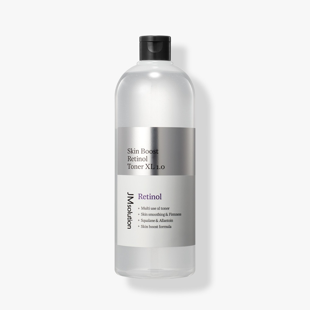 Тонер для лица для выравнивания тона кожи с ретинолом JMSOLUTION Skin Boost Retinol Toner XL 600 мл