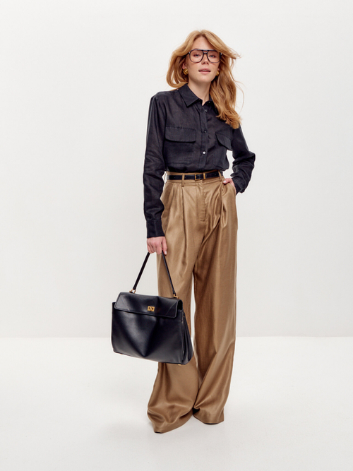 Льняные брюки