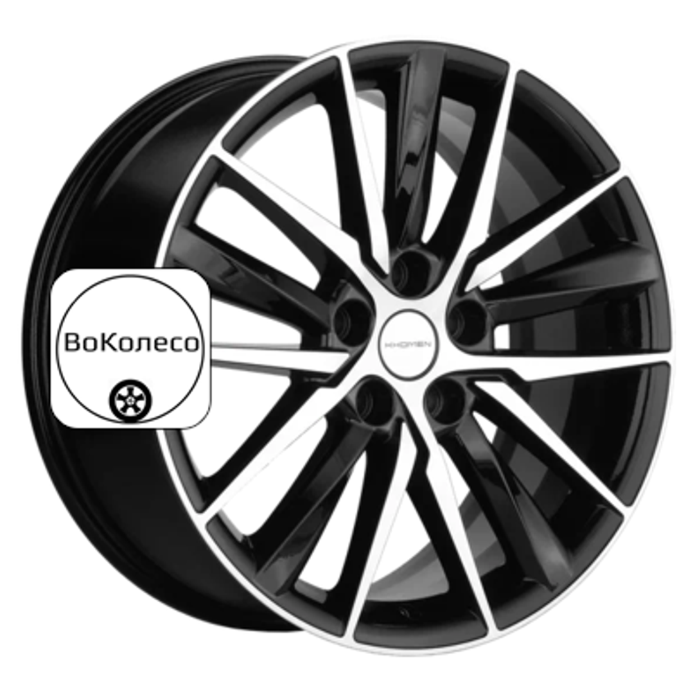 8x18/5x114,3 ET53 D54,1 KHW1807 (Geely Coolray) Black-FP Khomen Wheels