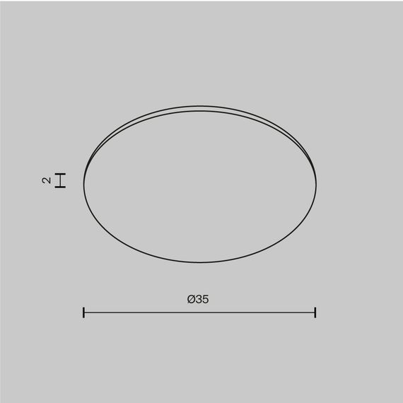 Стекло для пылевлагозащиты IP 44 для светильников серии Омут / Dip 10Вт Maytoni Technical Downlight Dip Glass001-D35