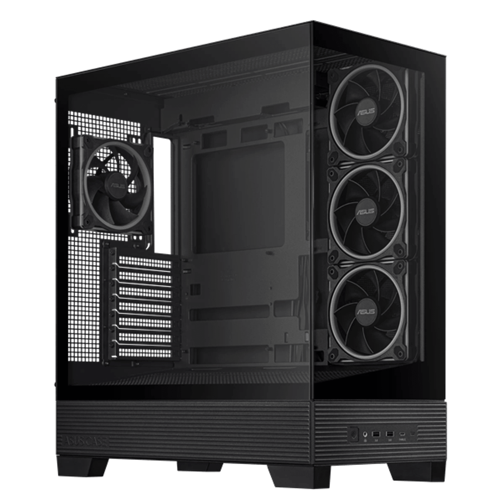 Корпус ASUS A31 PLUS TG ARGB BLACK Micro-ATX/Mini-ITX A31 PLUS/BK/TG/ARGB//