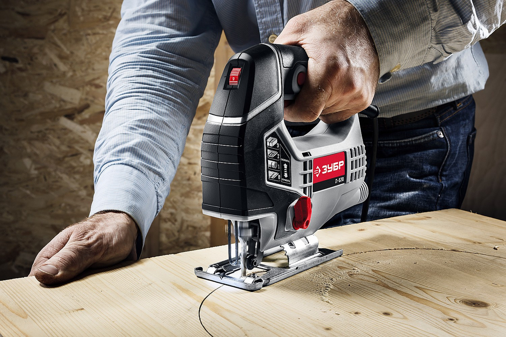 ЗУБР 570 Вт, 65 мм, электрический лобзик (Л-570)