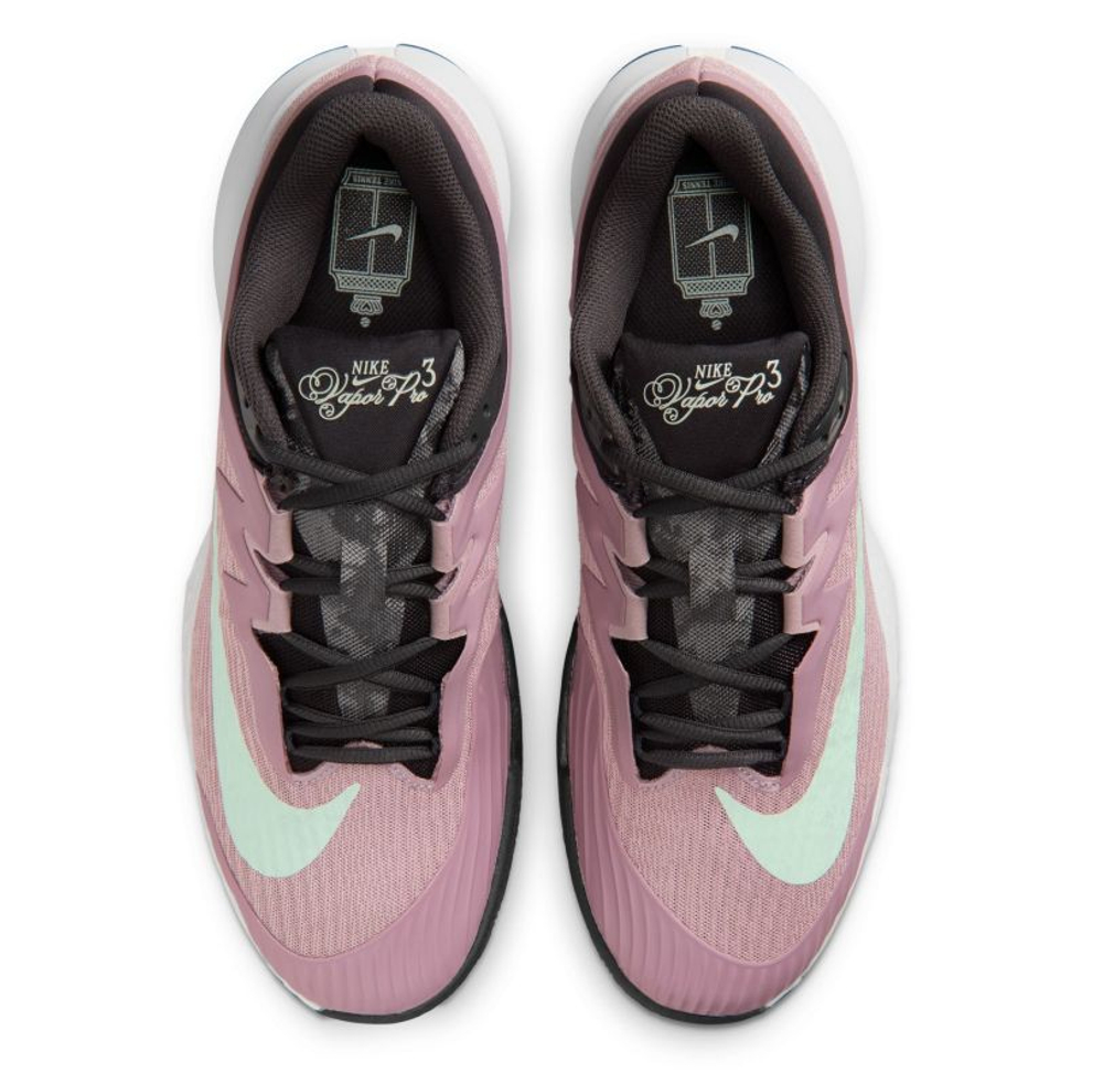 Женские Кроссовки теннисные Nike Zoom Vapor Pro 3 Clay Premium - light violet ore/barely green/anthracite