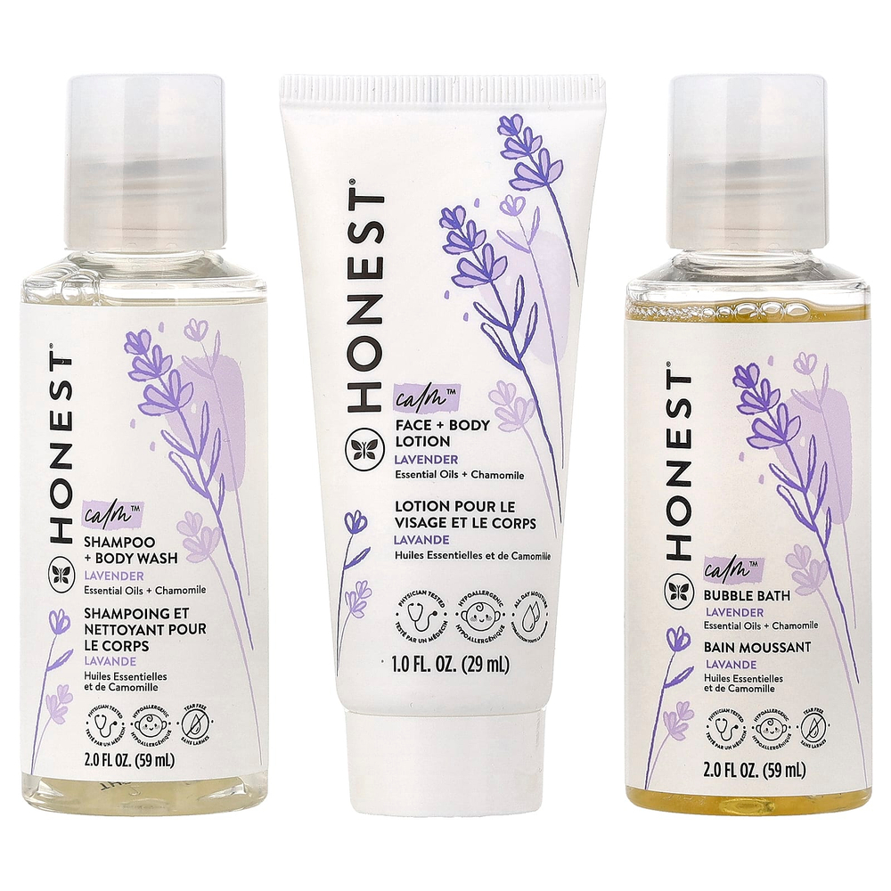 The Honest Company, Babe's Multi Must-Haves, лаванда, набор из 4 предметов