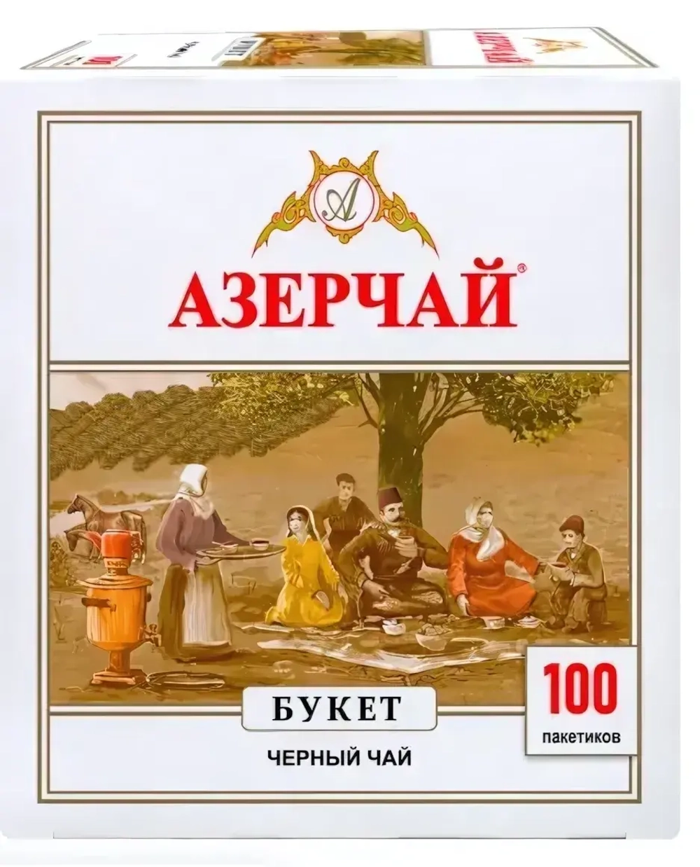 Чай черный АЗЕРЧАЙ Букет 100 пак