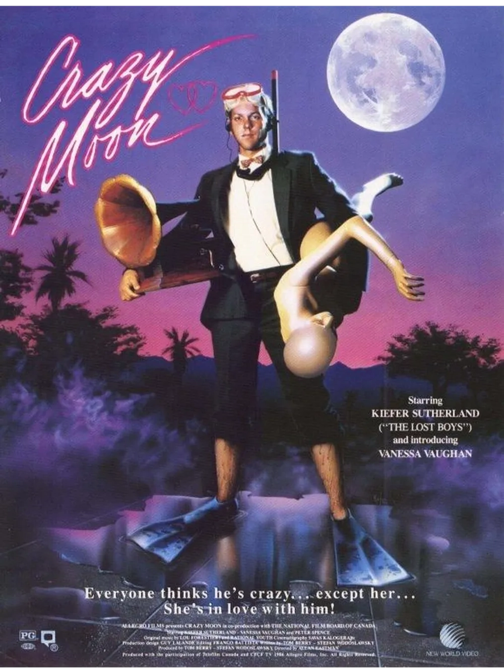 Безумная Луна (1987) (DVD-R)