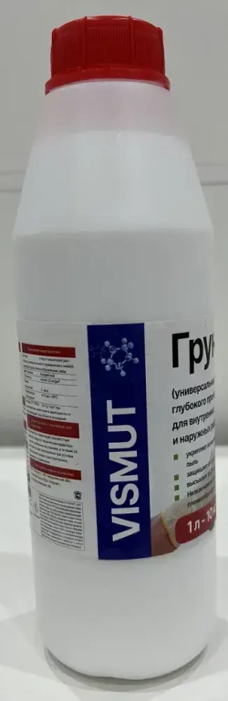 VISMUT Грунтовка Универсальная, Противоплесневая 1 л 1.1 кг