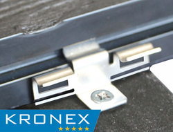 Крепеж промежуточный KRONEX № 7 для каркаса из металлопрофиля и лаги ДПК (упак/100 шт)
