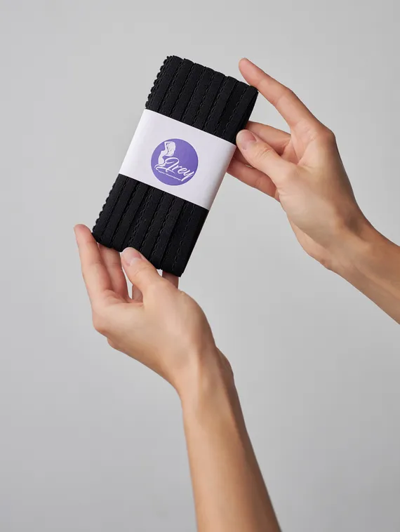 170 641/8 Резинка отделочная Lauma 8 мм, черный 170