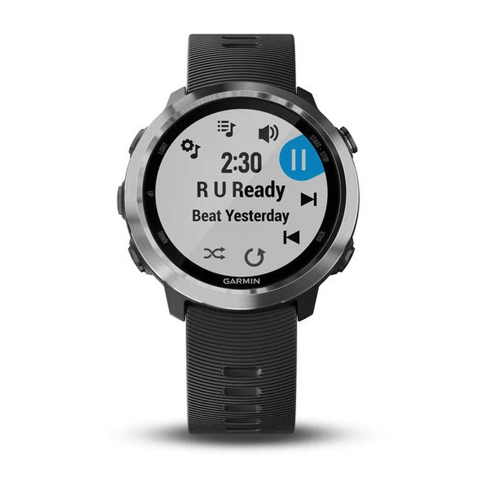 Часы для бега Garmin Forerunner 645 Music, с черным ремешком, 010-01863-30