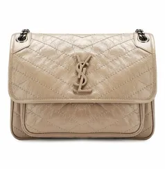 Сумка Saint Laurent Niki Medium бежевый